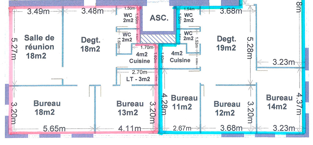 Bureaux à louer à Reims